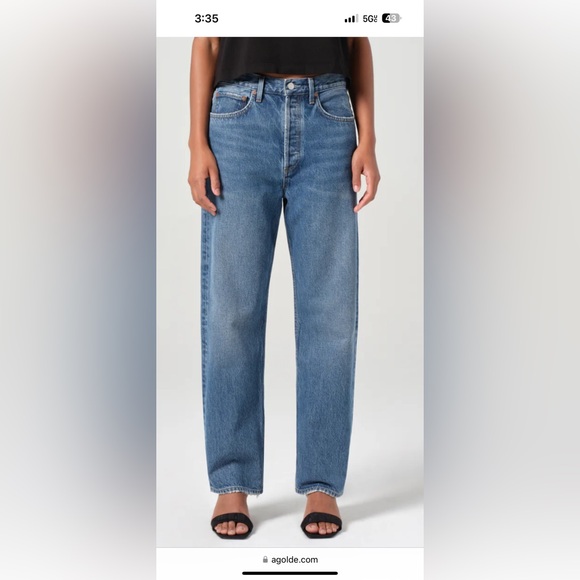 AGOLDE
90'S MID RISE STRAIGHT
IN ESSENCE 
BRAND NEW just no tags never worn!!! - Picture 2 of 5